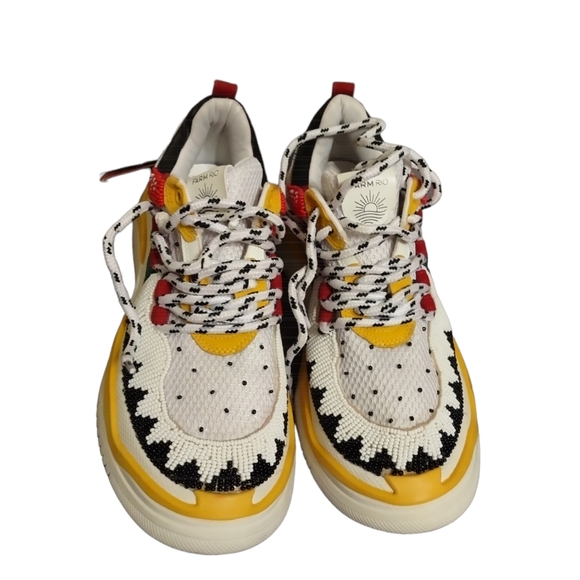 FARM Rio Shoes Farm Rio Sunset Beaded Platform Sneakers Ladies Size